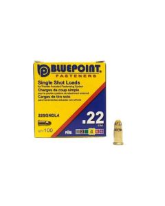 Blue Point - Single Shot - Level #4 Yellow - .22 Caliber - 100ct 