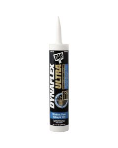 DAP - Dynaflex Ultra -Exterior Window Door and Siding Sealant - White -10oz