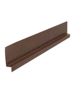 Z-Metal - 1-1/2"x1/4"x2" Back - 100° - 30Ga - Brown 