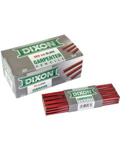 Dixon - Carpenter Pencil - Flat Barrel - Medium Lead