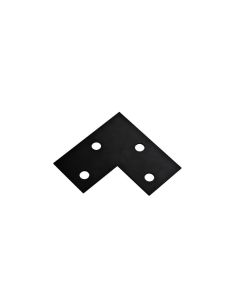 NH - Corner Brace Flat - Black - 6x3x.125 (Bulk)