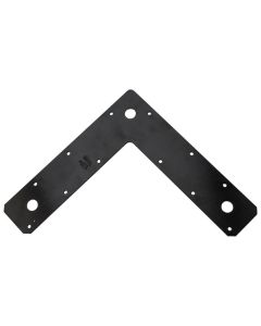 NH - Corner Brace Flat - Black - 9x2x.125 