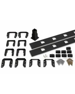 Trex Transcend - In-Fill Kit - Horizontal - 6' Square/Colonial Comp. Baluster - Black