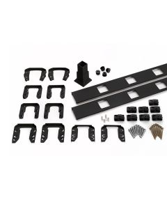 Trex Transcend - In-Fill Kit - Stair - 6' Square/Colonial Comp. Baluster - Black