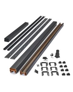 Trex Signature - Handrail Kit - Horizontal - 8'x36" - Aluminum - Round Balusters - Black