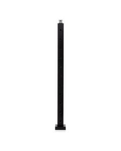 Trex Signature - Cross-Over Post - Aluminum - 2.5"x36" (for 36" Height Rail) - Black (IRC)