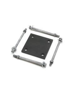 Trex - Surface Mounting Plate w/Hardware - Aluminum - 2.5" (IRC)