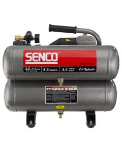 Senco - Compressor Twin Tank 2.5HP - 4.3 Gallon - 125psi 4.4scfm @ 90psi