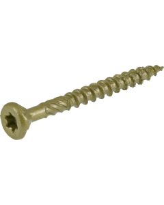 Deck Screws - - 1000HR Ceramic Coat - Bronze - Star Dr T20  #8x1-3/4"- 5lb