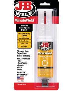 J-B Weld - MinuteWeld Epoxy Syringe #50101 - 25ml