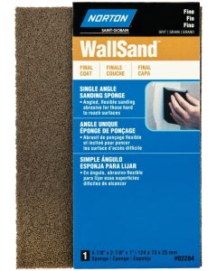 WallSand - Sanding Sponge - Single Angle - 4-7/8"x 2-7/8"x1" - Fine