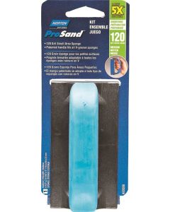 ProSand - Sanding Sponge w/Handle - 4-1/2"x2-11/16"x1" - 120-Grit/Medium