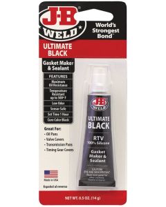 J-B Weld - Gasket Maker & Sealant Silicone #32509 - Ult Black RTV .5oz