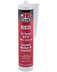 J-B Weld - Hi-Temp Gasket Maker & Sealant Silicone - Red RTV 10.3oz