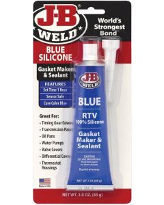 J-B Weld - Gasket Maker & Sealant Silicone #31316 - Blue RTV 3oz