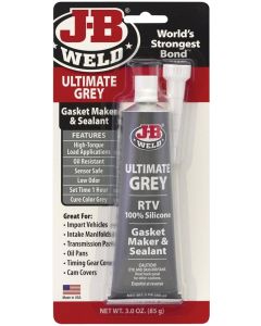 J-B Weld - Gasket Maker & Sealant Silicone #32327 - Ult Gray RTV 3oz