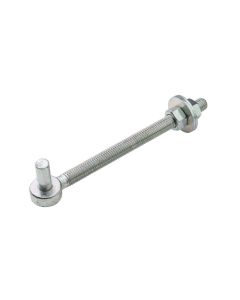 NH - Gate Hinge - Bolt Hook - Zinc - .625x8 (5/8x8) 