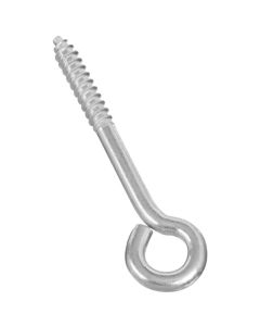 NH - Eye Lag Screw - Zinc - .25x3.75 (1/4x3-3/4")