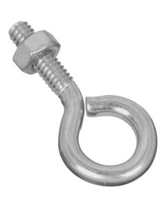 NH - Eye Bolt w/Hex Nut - Zinc - .25x2 (1/4x2")