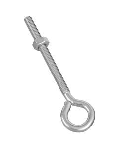 NH - Eye Bolt w/Hex Nut - Zinc - .25x4 (1/4x4")