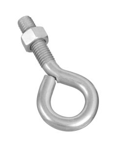 NH - Eye Bolt w/Hex Nut - Zinc - .25x4 (1/2x4")