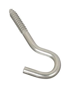 NH - Screw Hook - Stainless Steel - .3725x4.875 (3/8x4-7/8")