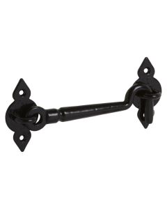 NH - Latch - Gate Hook Decorative Spear - Black - 6"