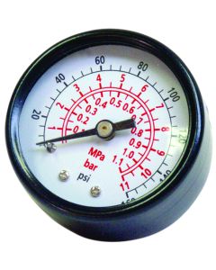 Senco - Pressure Gauge 160PSI - 1/4" - Back Mount 