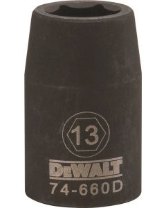 Dewalt - Impact Socket - 1/2" Drive - 13mm