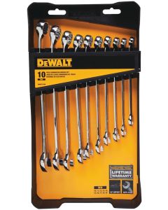 DeWalt - Wrench Combo Set - Metric - 10mm - 19mm - 10pc