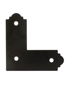 Simpson Outdoor Accents - APL4 - Ornamental L Strap 4" - 12Ga - Z-Max w/Black Powder Coat