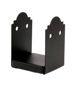 Simpson Outdoor Accents - APB66R - Ornamental Rough Post Base 6x6 - Z-Max w/Black Powder Coat