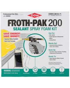 Dow - Froth-Pak 200 Sealant Spray Foam Kit - 200Sqft.