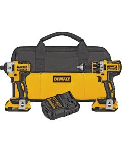 Dewalt - MAX™ XR® - DCK248D2 - Combo Kit - 1/2" Drill & 1/4" Impact 20V 