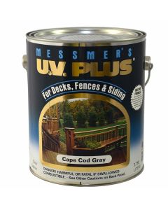 Messmer's - UV Plus Semi-Trans Stain - Cape Cod Gray #MS606 - 1Gal