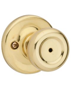 Kwikset - Tylo - Privacy/Bed/Bath Knob - Polished Brass - 300T3CP