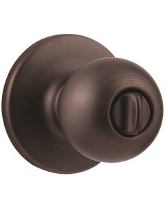 Kwikset - Polo - Privacy/Bed/Bath Knob - Venetian Bronze - 300P-11PCP 