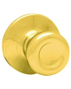 Kwikset - Tylo - Passage/Hall/Closet Knob - Polished Brass - 200T3CPRCLRCS