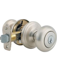 Kwikset - Juno - Keyed Entry Knob - Satin Nickel - 740J15SMTCP 