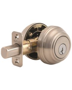 Kwikset - Signature 985 - Deadbolt K2S Double Cylinder -  Satin Nickel - 98515SMTCP