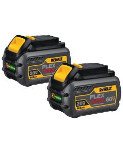 Dewalt - Flexvolt® - DCB606-2 - Battery 20/60V Max 6AH - Li-Ion (2 Pack)