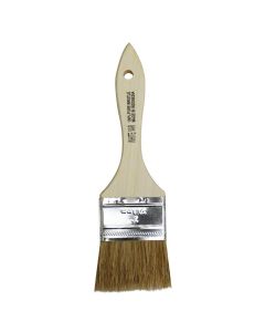 Chip Paint Brush - White Natural Bristle - 2"