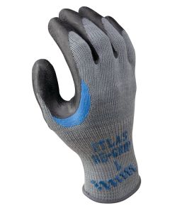 Atlas Gloves - ReGrip Rubber Palm - Dark Gray - #330 - Small