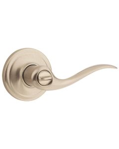 Kwikset - Tustin - Privacy/Bed/Bath Lever - Satin Nickel - 730TNL15CP