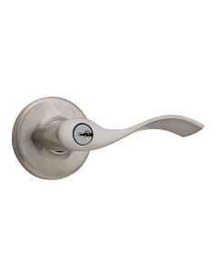 Kwikset - Balboa - Keyed Entry Lever - Satin Nickel - 94050-673