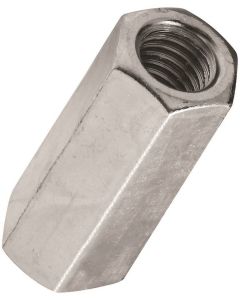 Coupling Nut - Coarse - Zinc - 7/16" - 14tpi