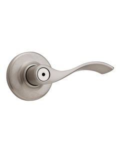 Kwikset - Balboa - Privacy/Bed/Bath Lever - Satin Nickel - 300BL-15 6AL. 