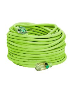 Flexzilla - Extension Cord - Pro - Extreme All Weather w/Lighted Plug - Green - 12/3 x 100'