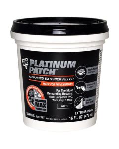 DAP - Platinum Patch - Advanced Exterior/Interior Filler - #18741 - White - 16oz