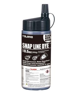 Tajima - Snap-Line Dye - Permanent Marking Chalk w/E-Z Fill Nozzle - Black - 10.5oz